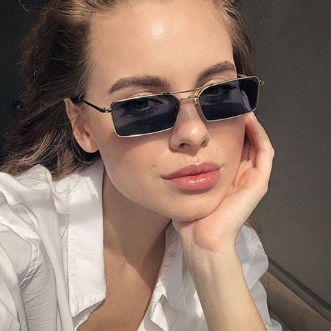 Sexy Small Vintage Cat Eye Sunglasses Women Vintage Red Black Sun Glasses Female Ladies Cateyes Sunglass 2018 Retro Glasses