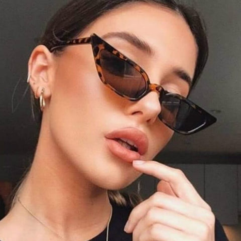 COOYOUNG Small Rectangle Sunglasses Women Vintage Brand Designer Square Sun Glasses Shades Female UV400