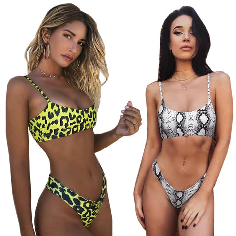 New high cut thong bathing suit high waist swimsuit Solid swimwear women Brazilian Biquini swim beach micro bikini set
