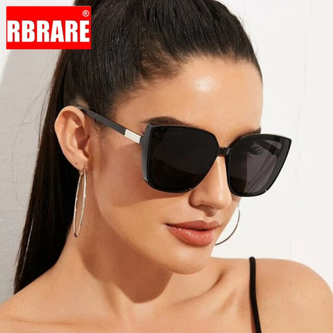 New Fashion Lady Oversize Rimless Square Bee Sunglasses Women Men Small Bee Glasses Gradient Sun Glasses Female UV400