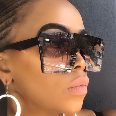 RBROVO 2020 Oversized Sunglasses Women Vintage Sun Glasses for Women/Men Luxury Sunglasses Women Mirror Oculos De Sol Feminino